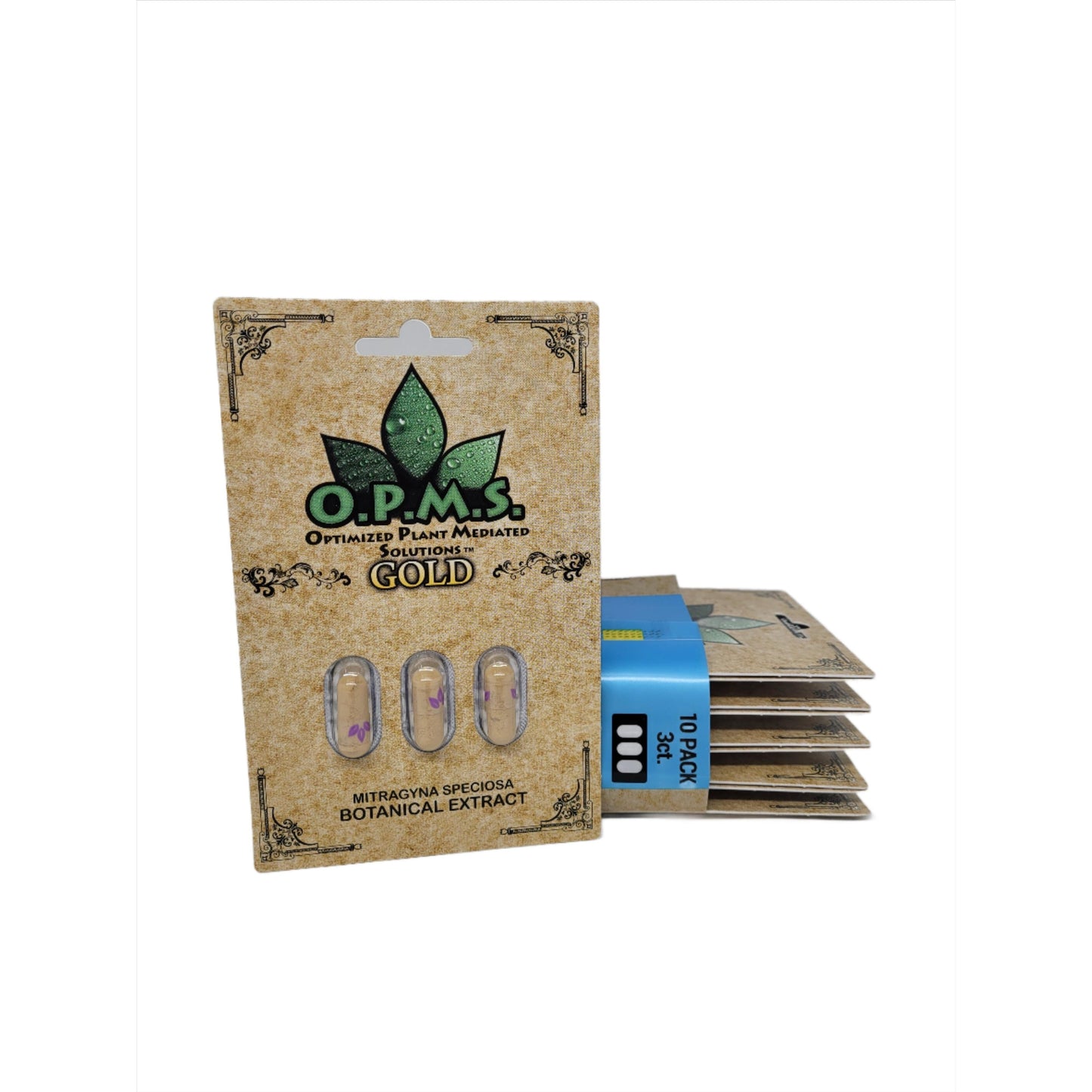 OPMS Kratom Caps 3CT Gold