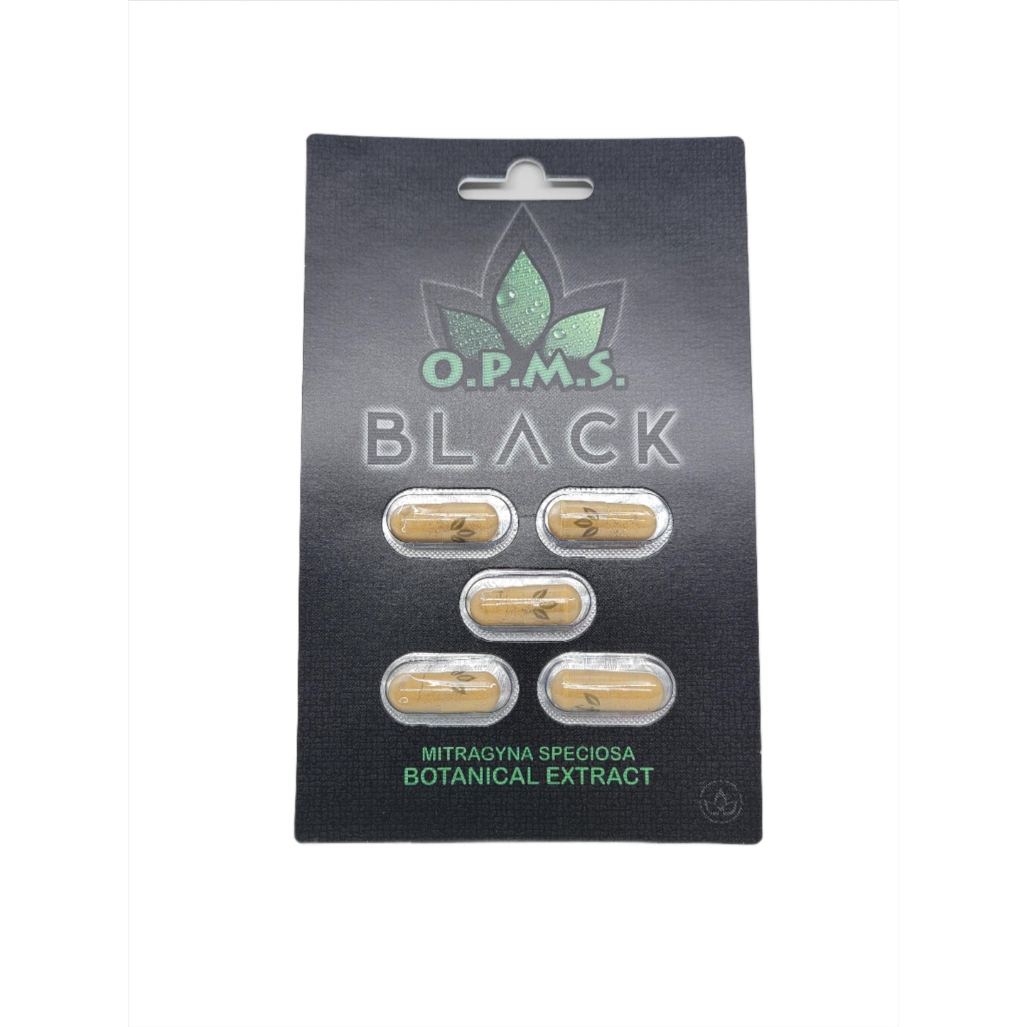 OPMS Kratom Caps 5CT Black