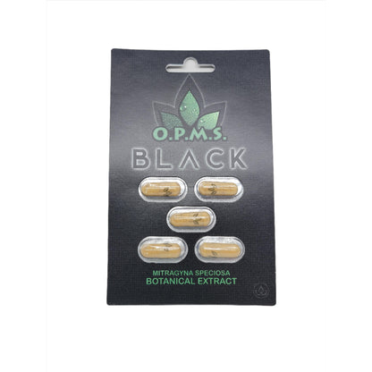 OPMS Kratom Caps 5CT Black