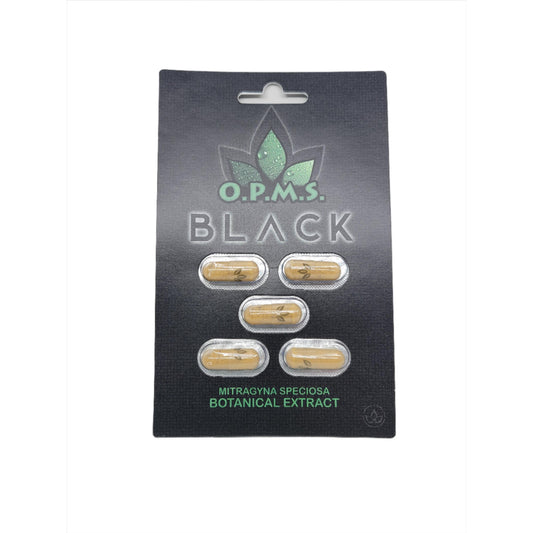 OPMS Kratom Caps 5CT Black