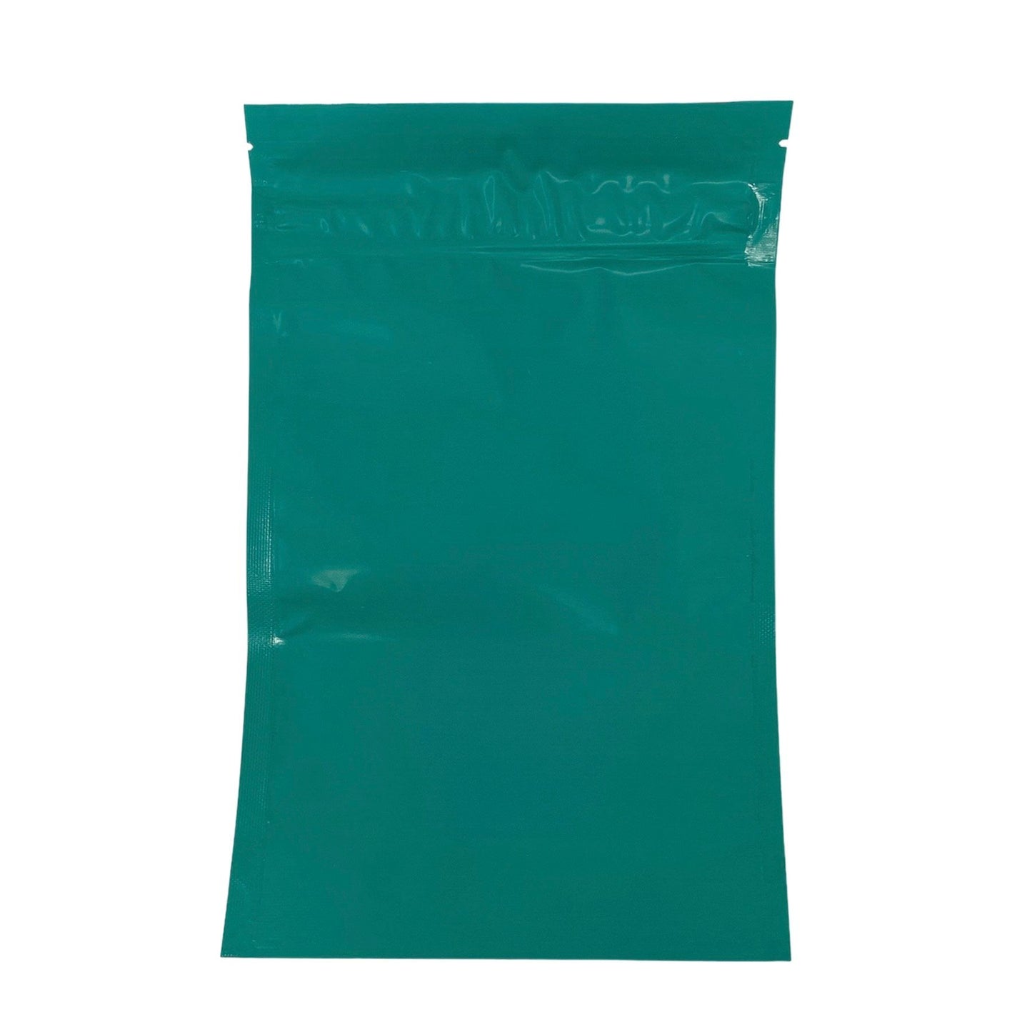 Mylar Bag 1OZ Opaque Green Double Zipper