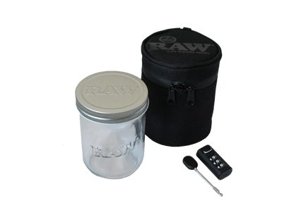 Jar With Lockable Case