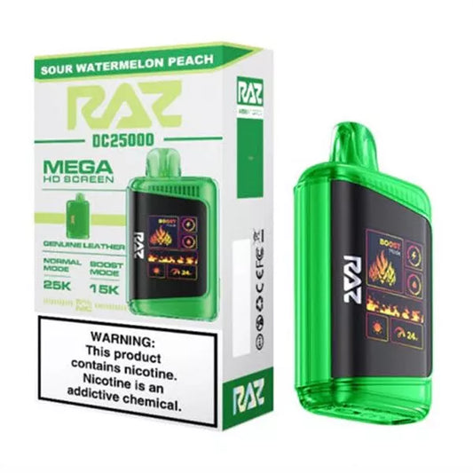 RAZ Vape Bar DC25K Sour Watermelon Peach