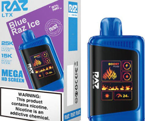 Front of Raz and Front of Box