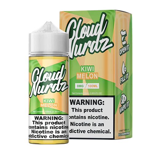 Cloud Nurdz EJuice 100ML Kiwi Melon 0MG