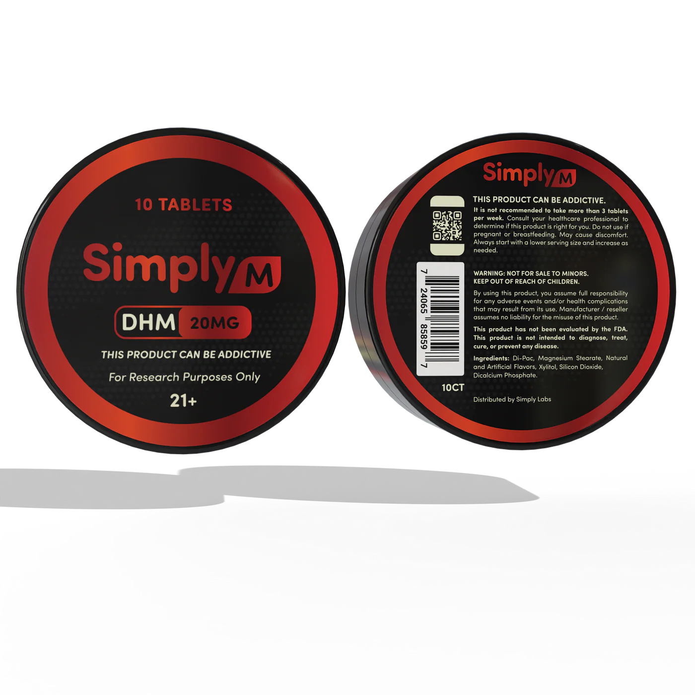 SimplyM DHM Kratom Tablets 20mg 10ct