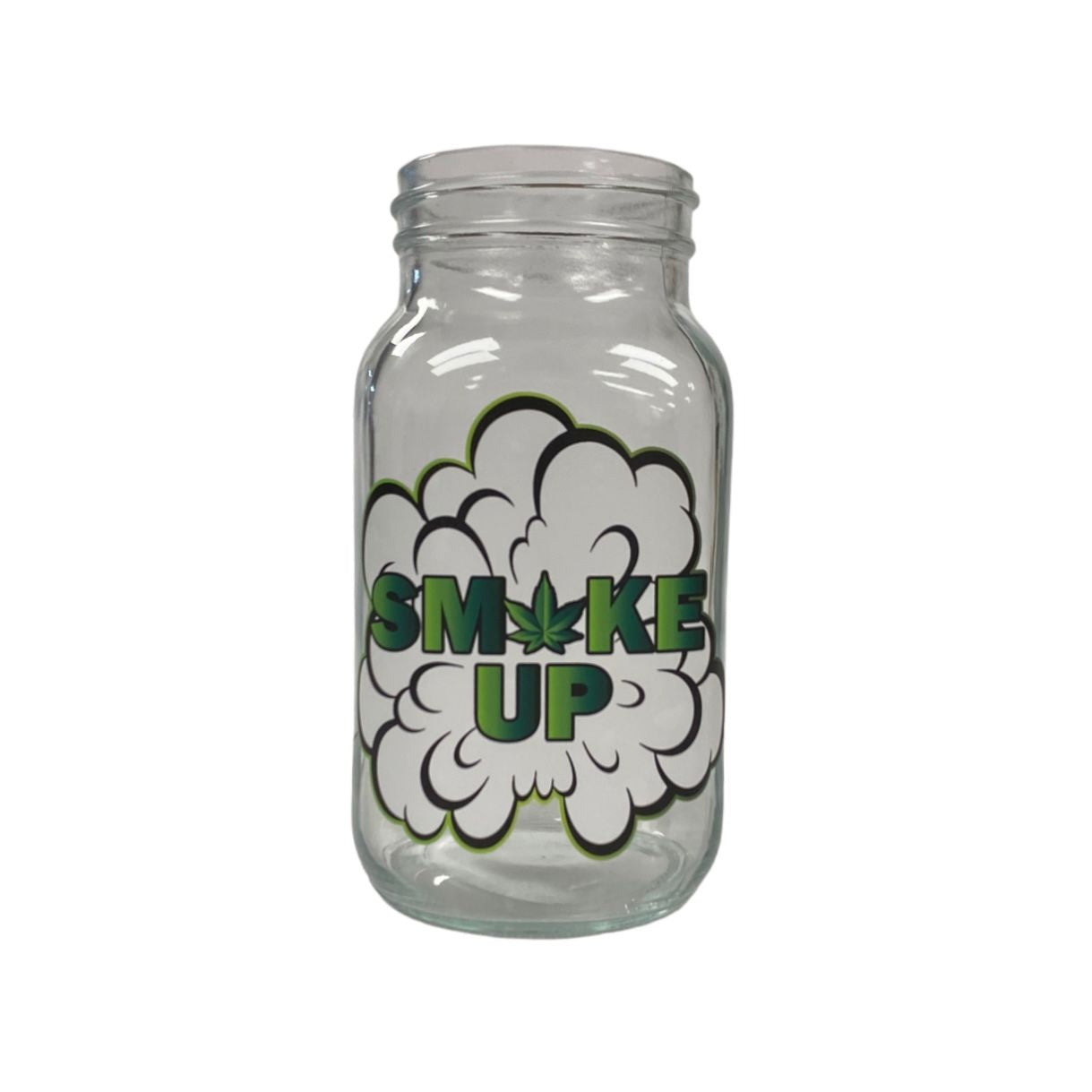 Jar Mason 750ml Decal "Smoke Up"