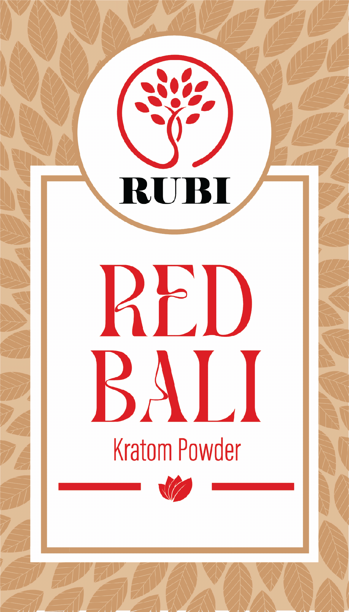 Rubi Kratom Powder 3OZ Bali Red