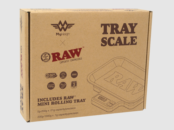 Raw x MyWeigh Tray Scale 200G x .01G