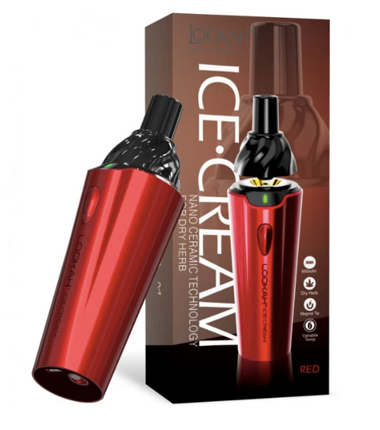 Lookah Vaporizer Ice Cream Red