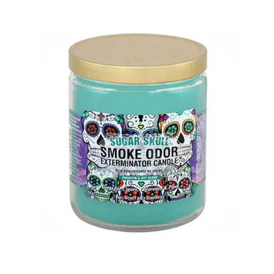 Smoke Odor Candle 13OZ Sugar Skull