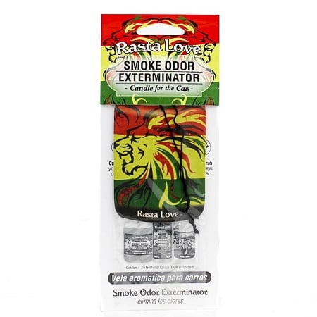 Smoke Odor Car Freshener Rasta Love