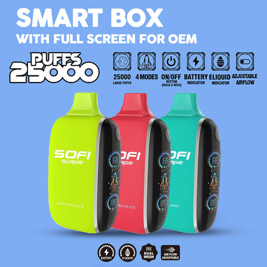 SOFI Surge Vape 25000 Zero Nicotine Disposable