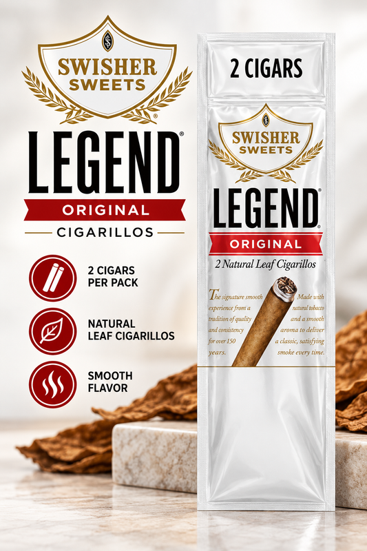 Swisher Sweets Cigarillos 2 Count Legend Original