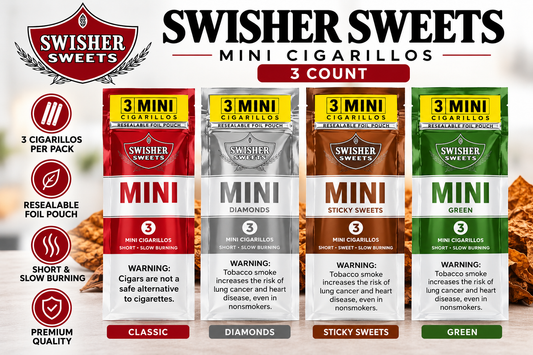 Swisher Sweet Cigarillos 3 Count Mini