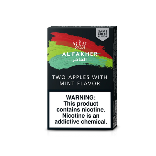 Al Fakher Shisha 50G Two Apples Mint