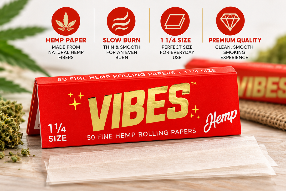 Vibes Hemp Papers 1 1/4