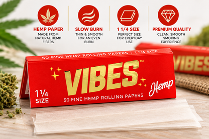 Vibes Hemp Papers 1 1/4
