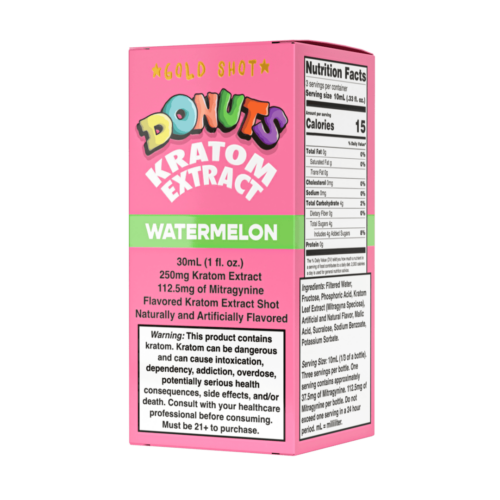 Donuts Kratom Gold Shot Assorted Flavors