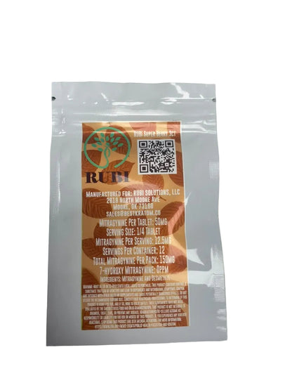 Rubi Kratom Extract Tablets 3 Count