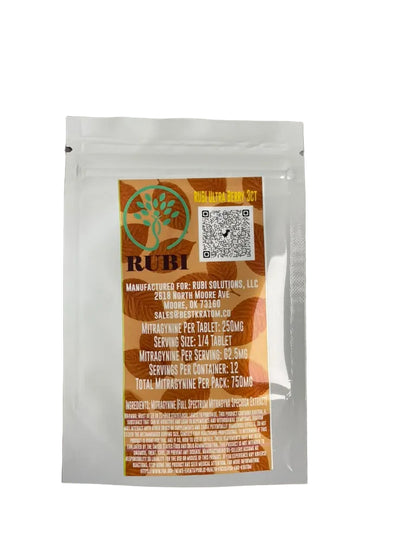 Rubi Kratom Extract Tablets 3 Count