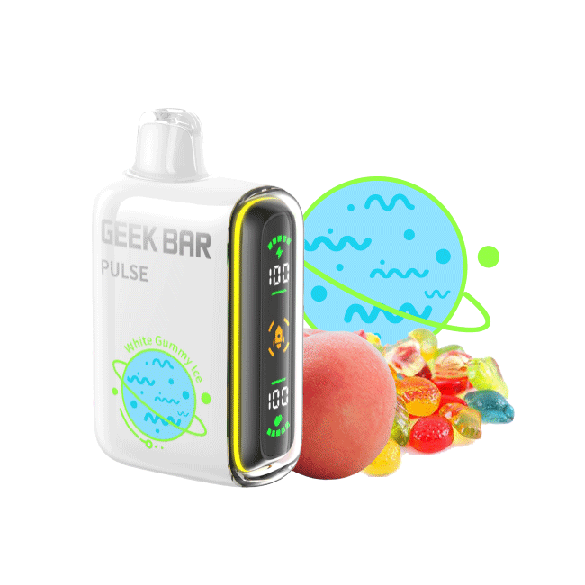 Geek Vape Bar Pulse 15000 Puffs White Gummy Ice