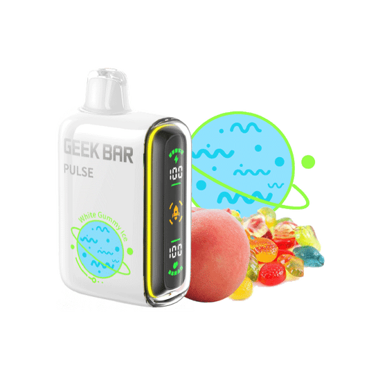 Geek Vape Bar Pulse 15000 Puffs White Gummy Ice