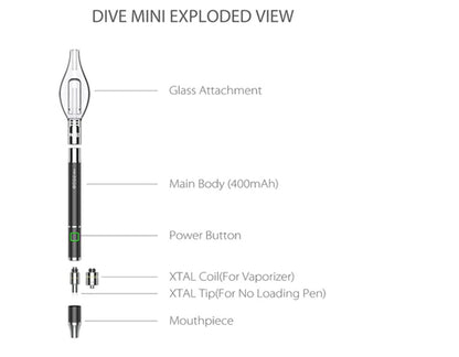 Yocan Vaporizer Dive Mini Azure Green