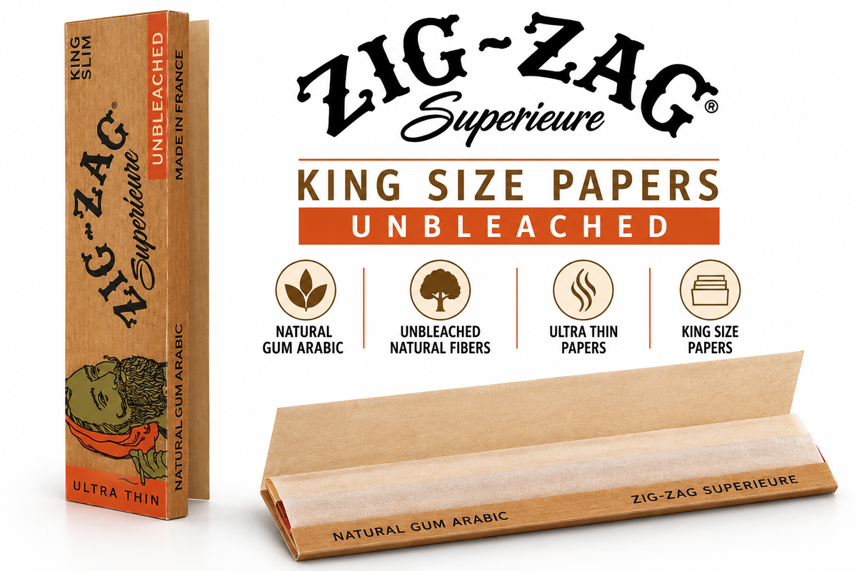 Zig Zag Papers King Unbleached