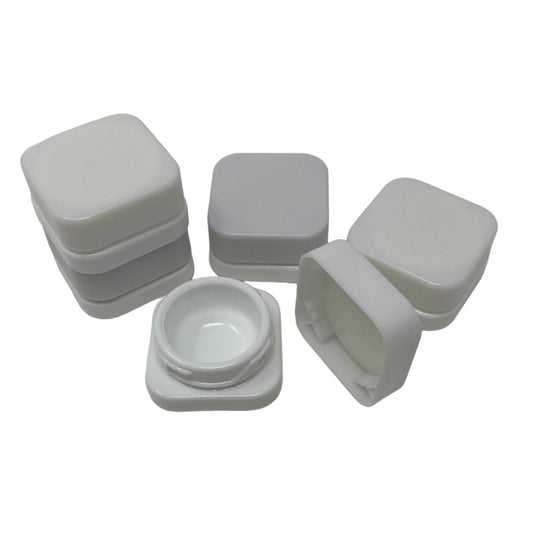 Jars 9ML Square Gloss White