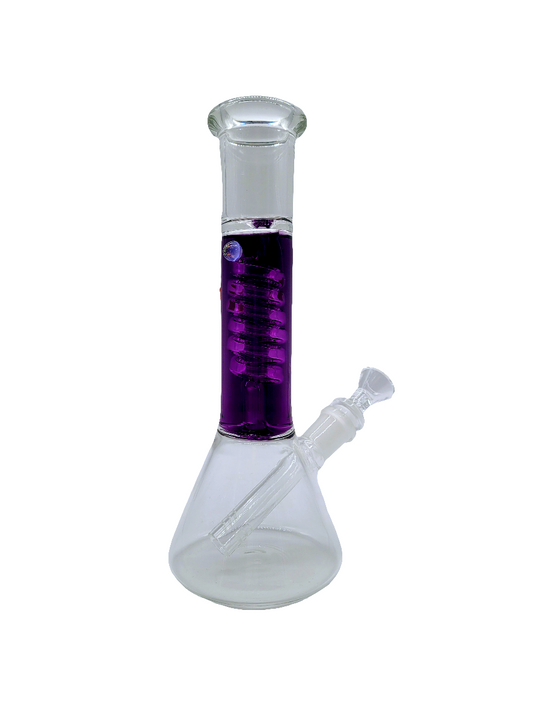 Waterpipe 9.5" Glycerin Coil Percolator