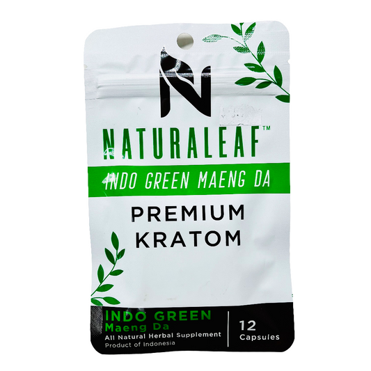 Naturaleaf Kratom Caps 12CT Indo Maeng Da Green