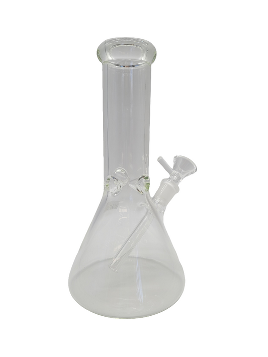 Waterpipe 8" Iridescent Green Beaker