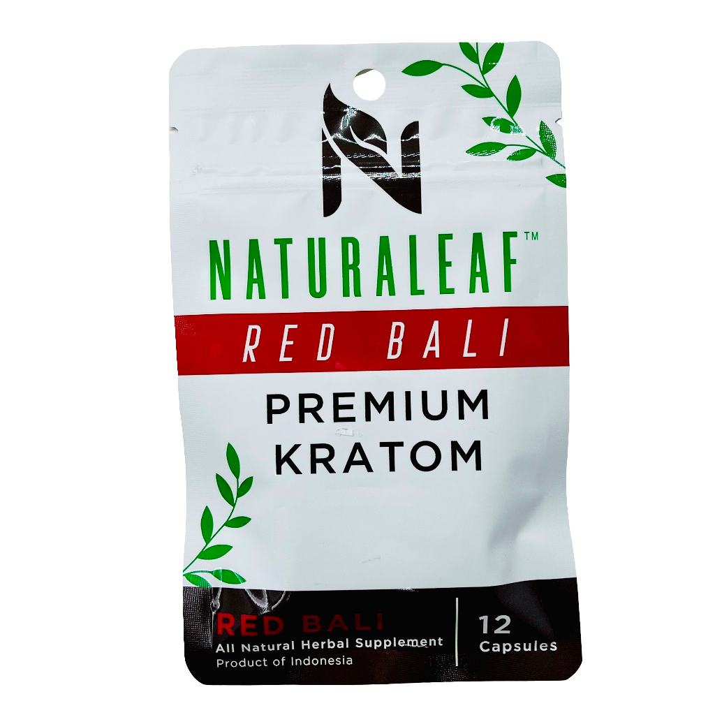 Naturaleaf Kratom Caps 12CT Bali Red