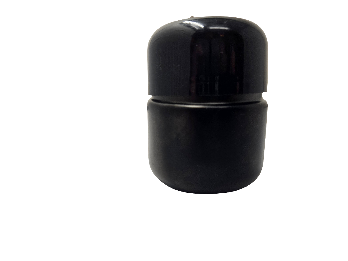 Jar 2OZ Round Black