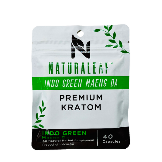 Naturaleaf Kratom Caps 40CT Indo Maeng Da Green
