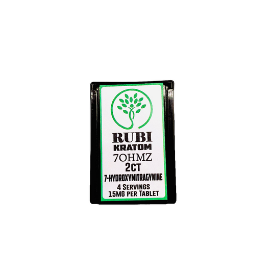 Rubi Kratom 7-Hydroxy Chewable Tablets 30mg 3CT