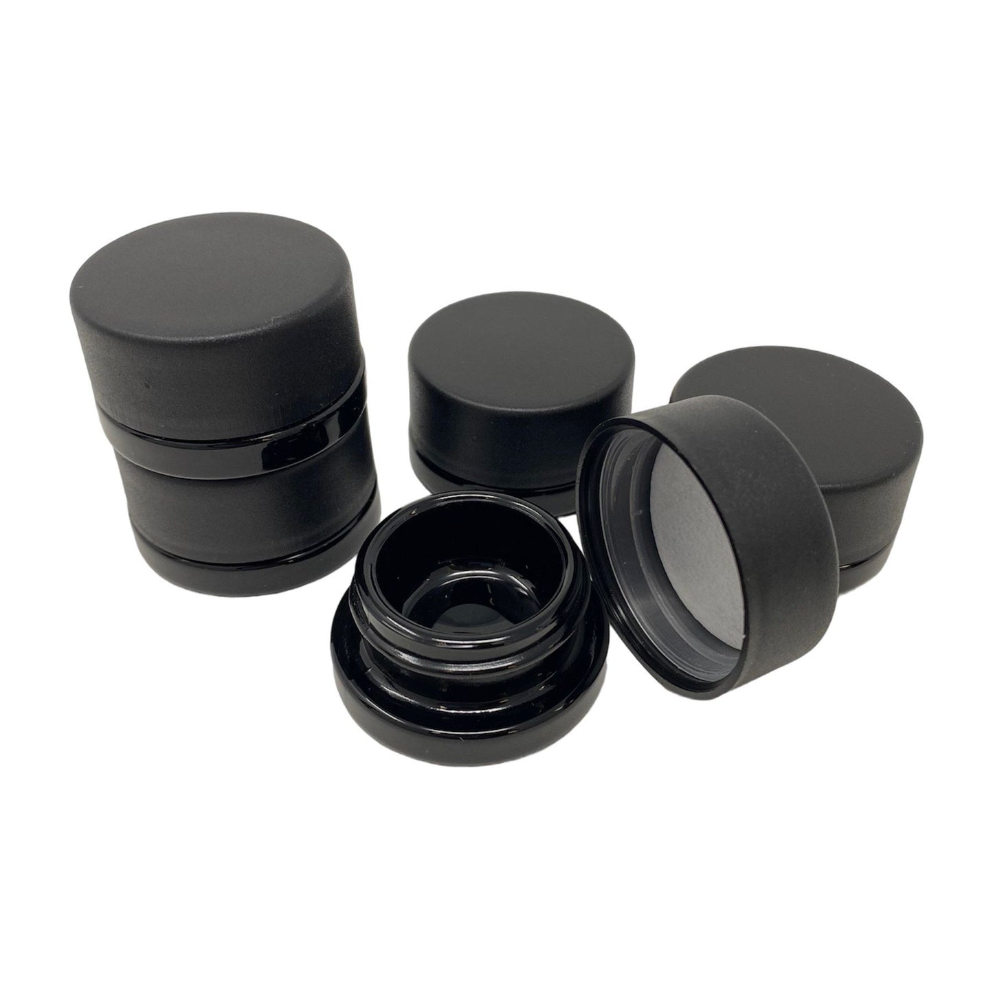 Jar 9ML Round Black