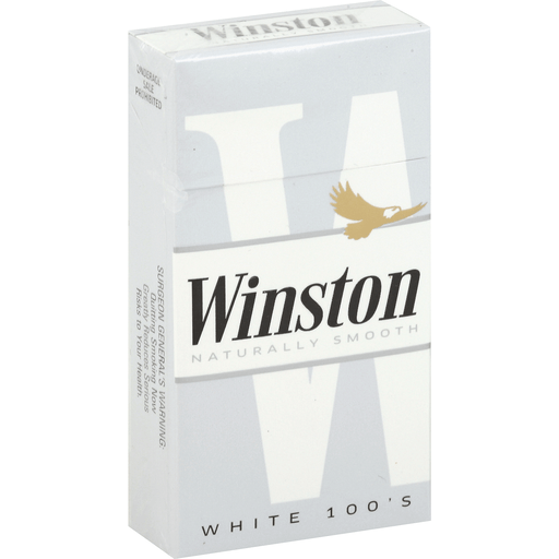 Winston Cigarettes 100 White