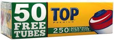 TOP Tubes 250CT Menthol Kings