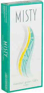 Misty Cigarettes King Menthol Green