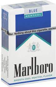 Marlboro Cigarettes King Menthol Blue