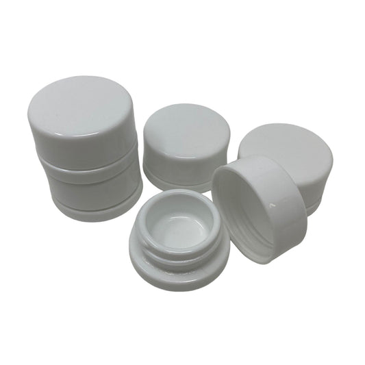 Jar 9ML Round White