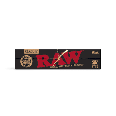 Raw Papers King Slim Classic Black