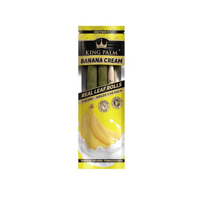 King Palm Cones Slim 2 Count Banana Cream