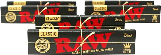 Raw Papers King Slim Classic Black