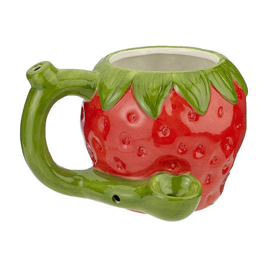 Handpipe Ceramic Mug Strawberry