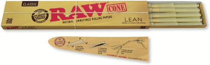 Raw Cones Lean Classic 20 Count