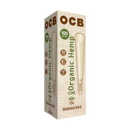 OCB Cones 1 1/4 Organic 100 Count