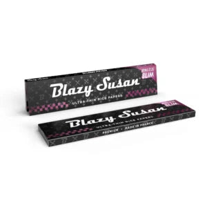 Blazy Susan Ultra Thin Black Rolling Rice Papers